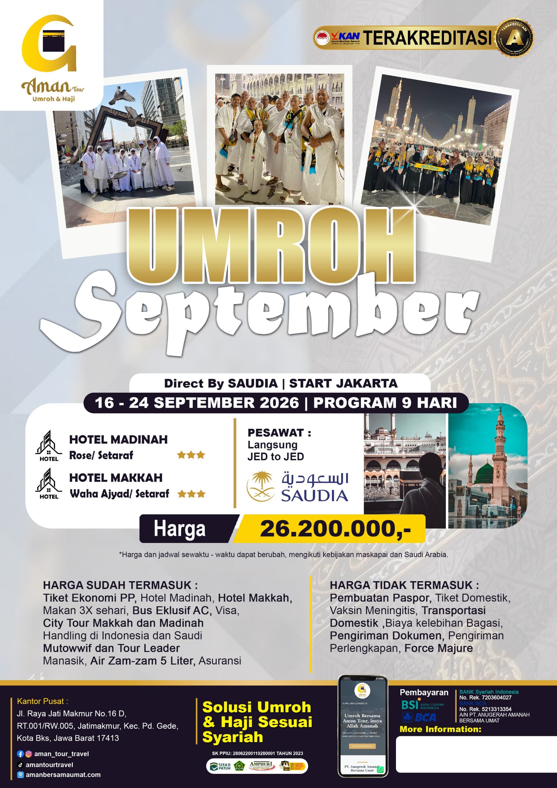 Umroh Sept 9hari